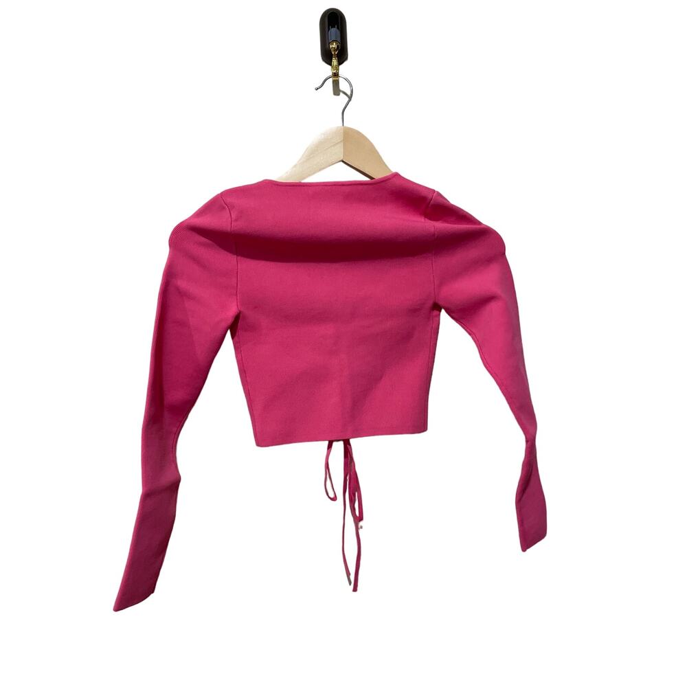 ALICE + OLIVIA HILARIA LACE FRONT TOP SIZE XS - Picture 5 of 7